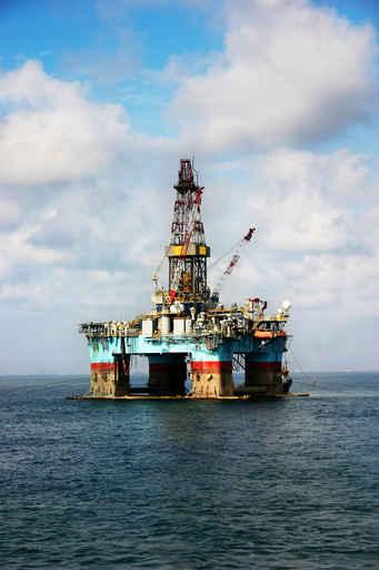 Oil Rig Wall Decal
