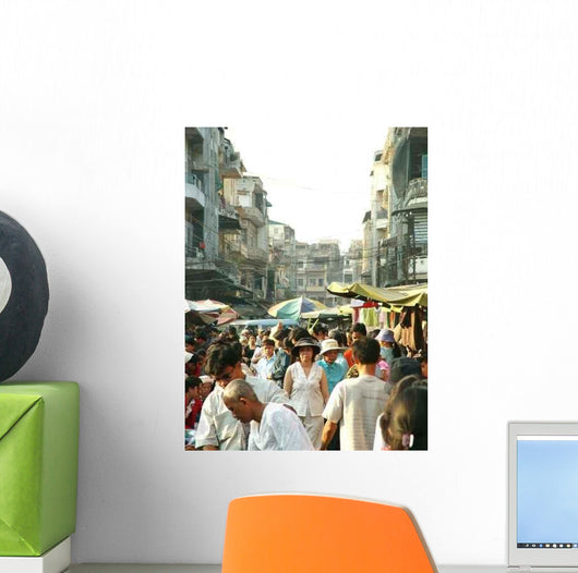 Street Phnom Penh Wall Decal