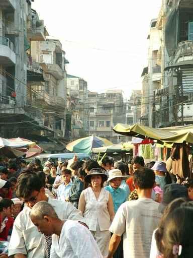 Street Phnom Penh Wall Decal