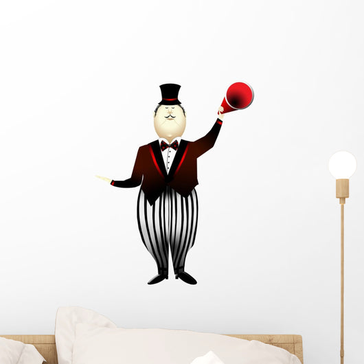 Circus Ringmaster Wall Decal