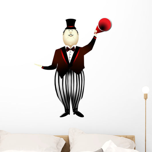 Circus Ringmaster Wall Decal