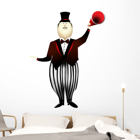 Circus Ringmaster Wall Decal