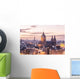 Amsterdam Center Skyline Wall Decal