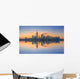 Manhattan Cityscape Panorama Reflections Wall Decal