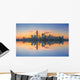 Manhattan Cityscape Panorama Reflections Wall Decal