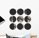 Scientific Phases Moon Wall Stickers