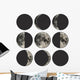 Scientific Phases Moon Wall Stickers