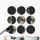 Scientific Phases Moon Wall Stickers
