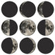 Scientific Phases Moon Wall Stickers