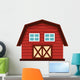 Simple Farming Red Barn Wall Decal