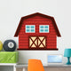 Simple Farming Red Barn Wall Decal