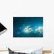 Shark and Small Fishes Wall Decal