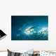 Shark and Small Fishes Wall Decal
