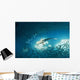 Shark and Small Fishes Wall Decal