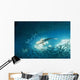 Shark and Small Fishes Wall Decal