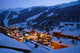 Mountain Village Night Wall Decal