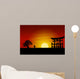 Japanese Sunset Wall Mural