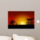 Japanese Sunset Wall Mural