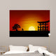 Japanese Sunset Wall Mural