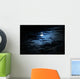 Moon behind Clouds Wall Decal