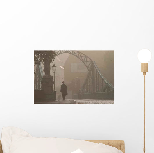 Misty Bridge Wall Decal