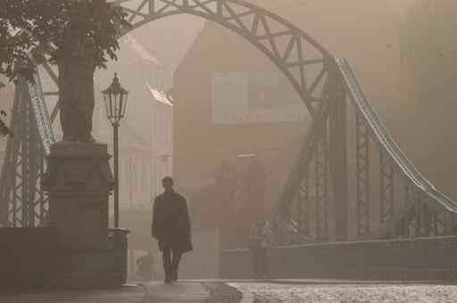 Misty Bridge Wall Decal