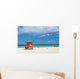Lifeguard stand, South Beach, Miami, Florida Wall Mural