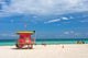 Lifeguard stand, South Beach, Miami, Florida Wall Mural