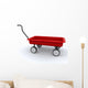 Red Wagon Wall Decal