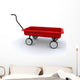 Red Wagon Wall Decal