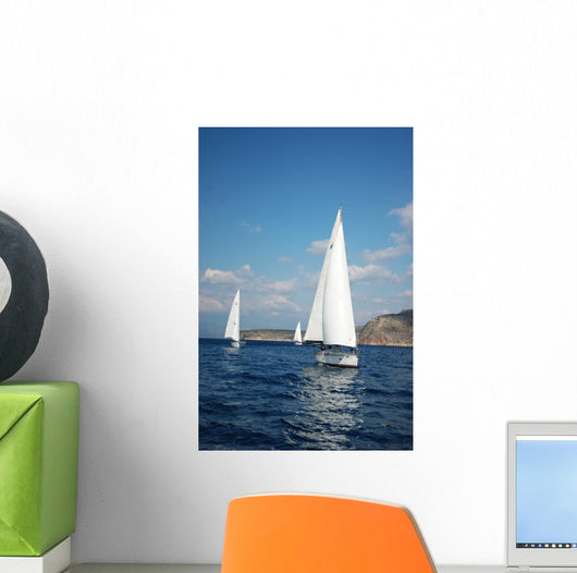 Yachts Wall Mural