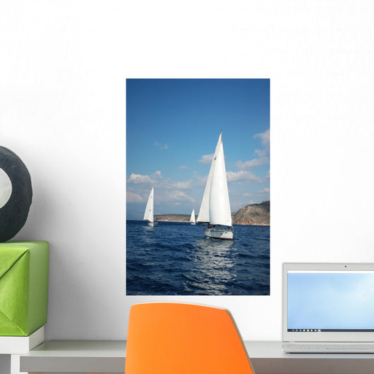 Yachts Wall Mural