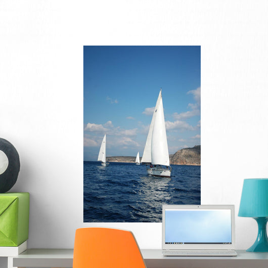 Yachts Wall Mural