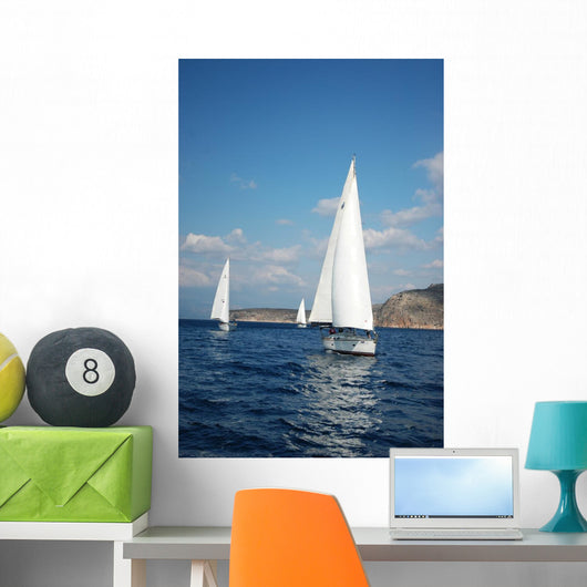 Yachts Wall Mural
