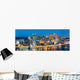 Pittsburgh Downtown Panorama Dusk Wall Decal