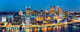 Pittsburgh Downtown Panorama Dusk Wall Decal