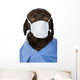Chocolate Labrador Surgeon Wall Decal