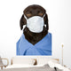 Chocolate Labrador Surgeon Wall Decal