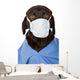 Chocolate Labrador Surgeon Wall Decal