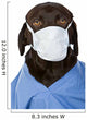 Chocolate Labrador Surgeon Wall Decal