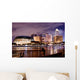 singapore night scene Wall Mural