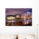 singapore night scene Wall Mural