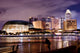 singapore night scene Wall Mural