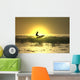 sunset surf Wall Mural
