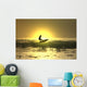sunset surf Wall Mural