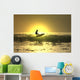 sunset surf Wall Mural