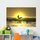 sunset surf Wall Mural