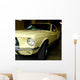 Yellow Mustang Wall Decal