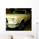 Yellow Mustang Wall Decal