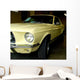 Yellow Mustang Wall Decal